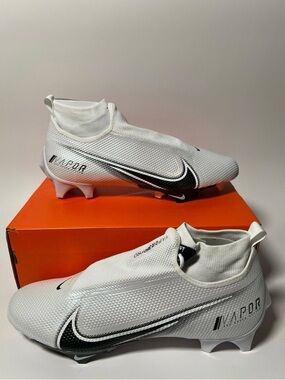 NEW Nike Vapor Edge Pro 360 Football Cleats White Black AO8277-100 Men's Size 13